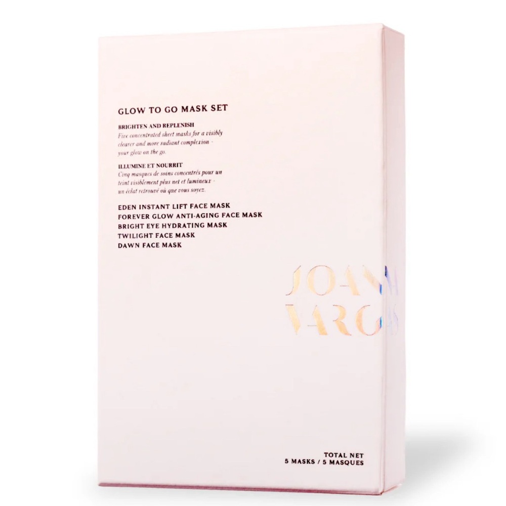 JOANNA VARGAS GLOW TO GO MASK SET
BESTSELLING SHEET MASK SET NIB